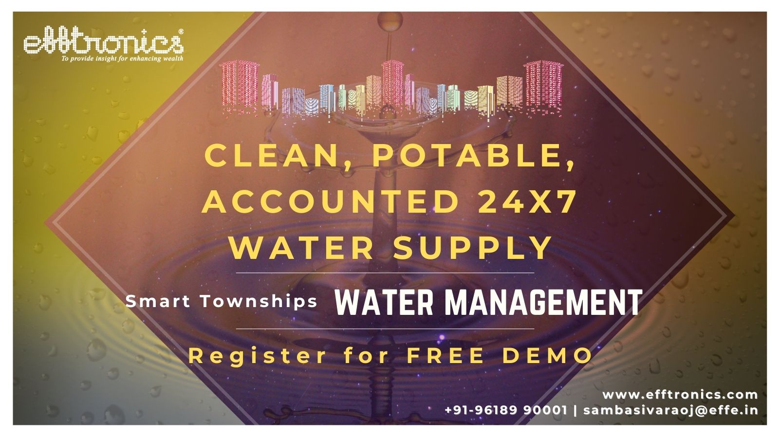 Smart water Management for Smart Township